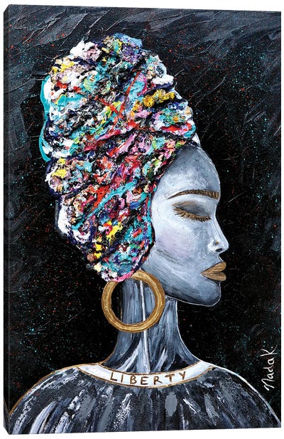 Liberate Yourself - Multi Color Canvas Art Print - Nada Khatib