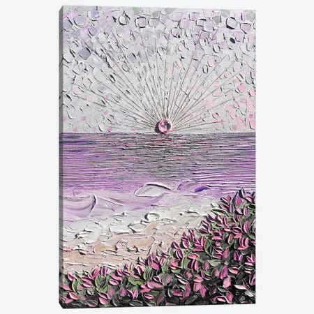 Our Hideaway - Purple Pink Magenta Canvas Print #NKH93} by Nada Khatib Canvas Wall Art
