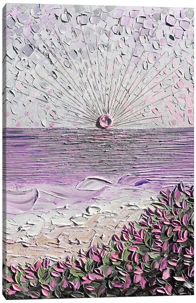 Our Hideaway - Purple Pink Magenta Canvas Art Print - Nada Khatib