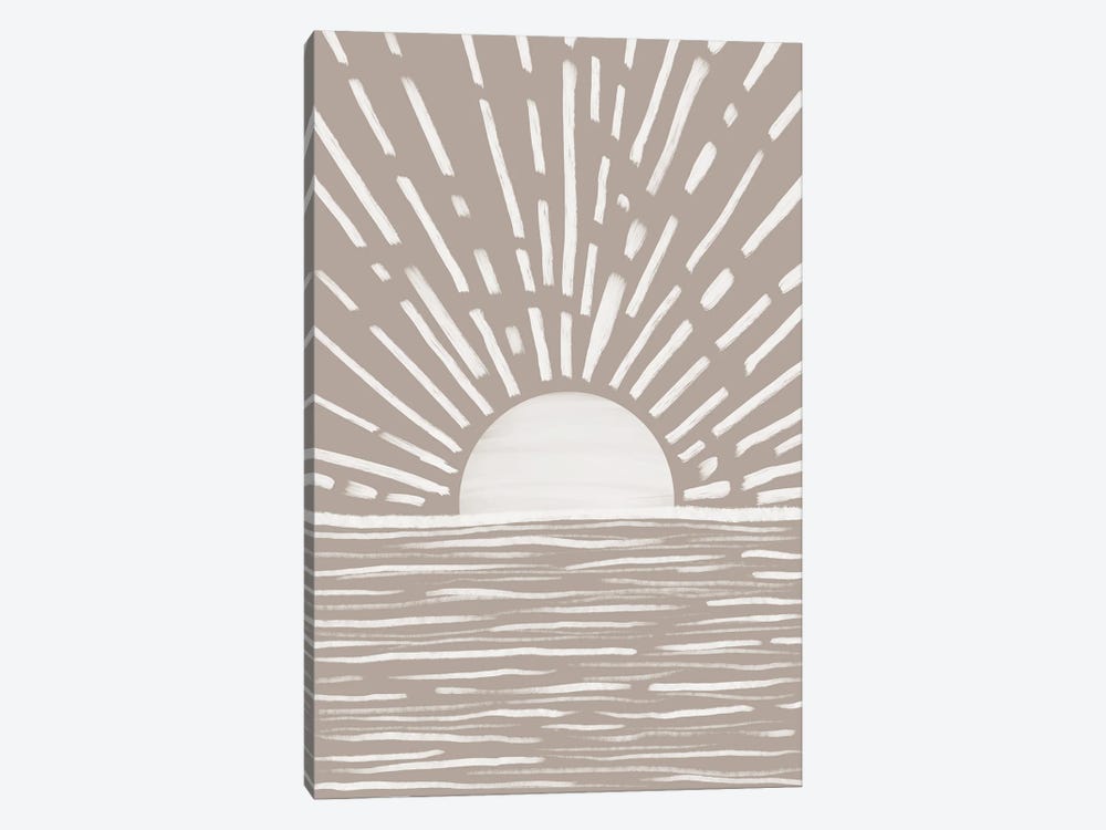 Gray Sunrise by Nikki 1-piece Art Print
