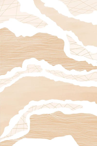 Beige Camouflage Pattern by Nikki framed wall art