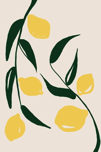 Minimalist Bohemian Decor: Lemon Trees by Nikki