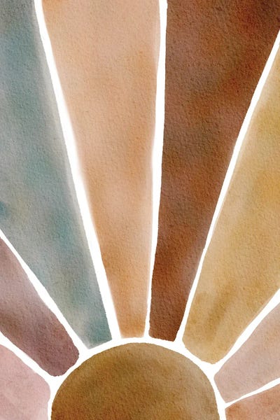 Minimalist Bohemian Decor: Earth Tone Sunrise by Nikki