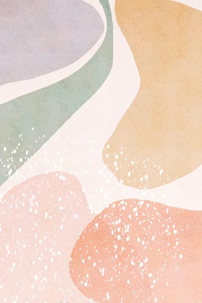 Minimalist Bohemian Decor: Abstract Colorful by Nikki