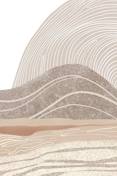 Japandi: Earth Tone Landscape by Nikki