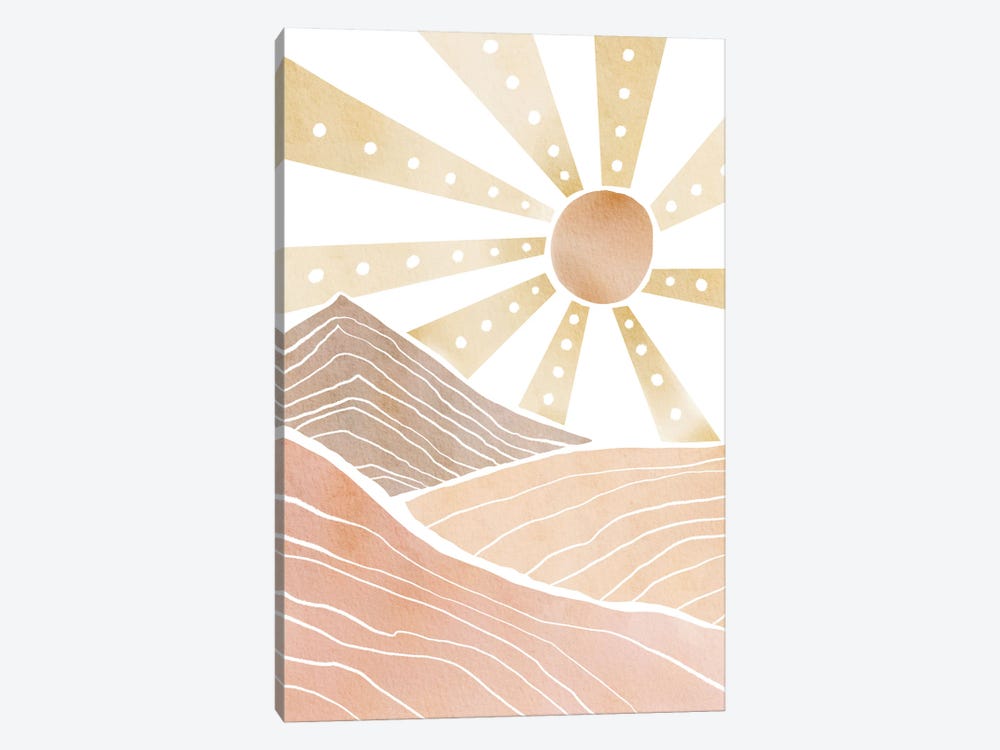 Mountain Sunrise by Nikki 1-piece Canvas Art Print