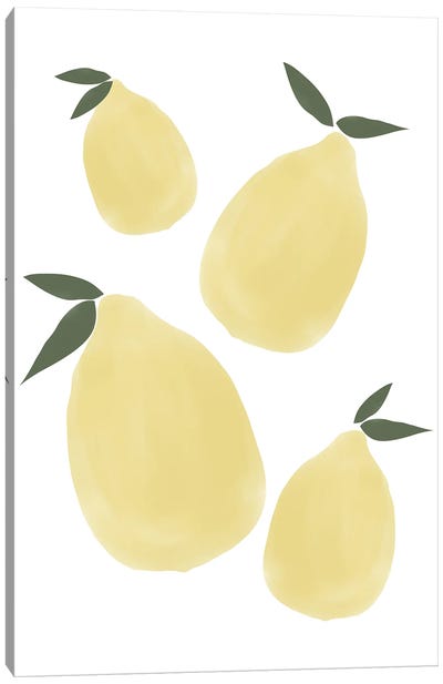 Lemon Canvas Art Print - Nikki