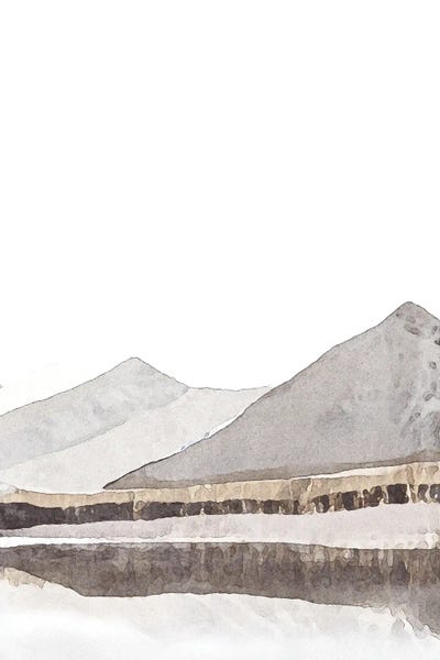Minimalist Bohemian Decor: Monochrome Mountain by Nikki