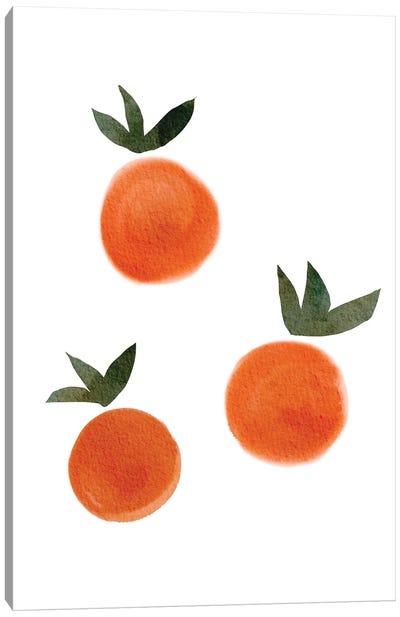 Orange Canvas Art Print - Nikki