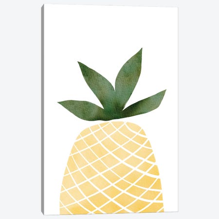 Pineapple Canvas Print #NKI144} by Nikki Canvas Art