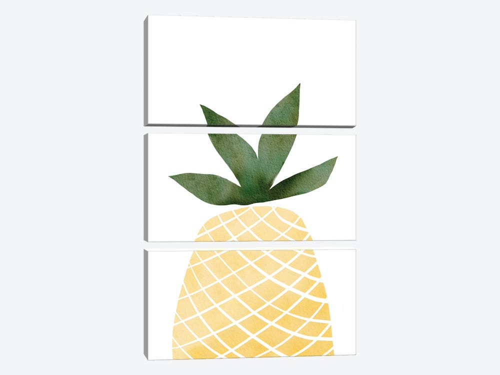 Pineapple by Nikki 3-piece Art Print