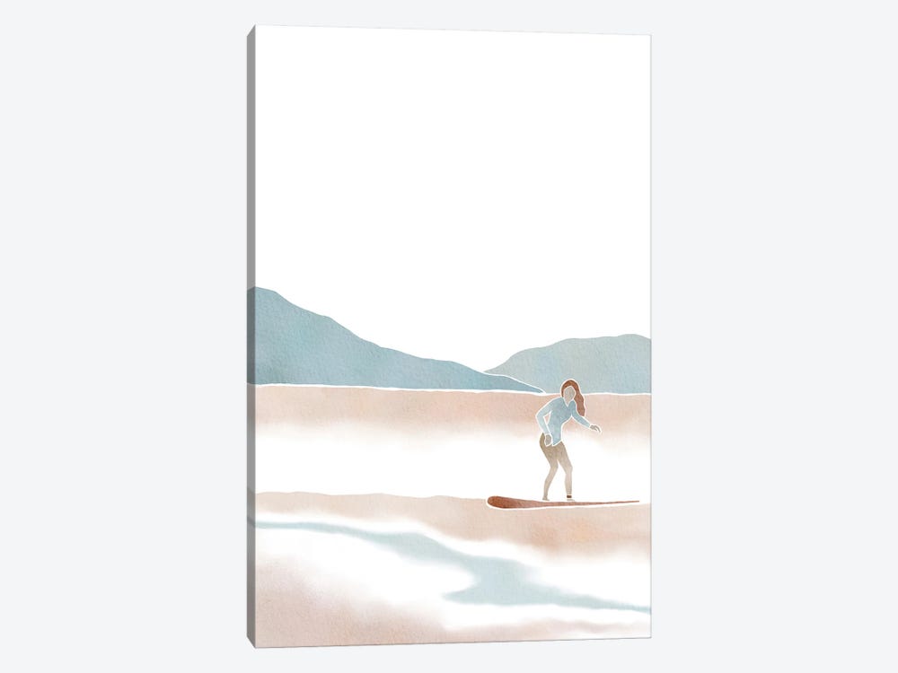 Woman Surfer by Nikki 1-piece Canvas Art