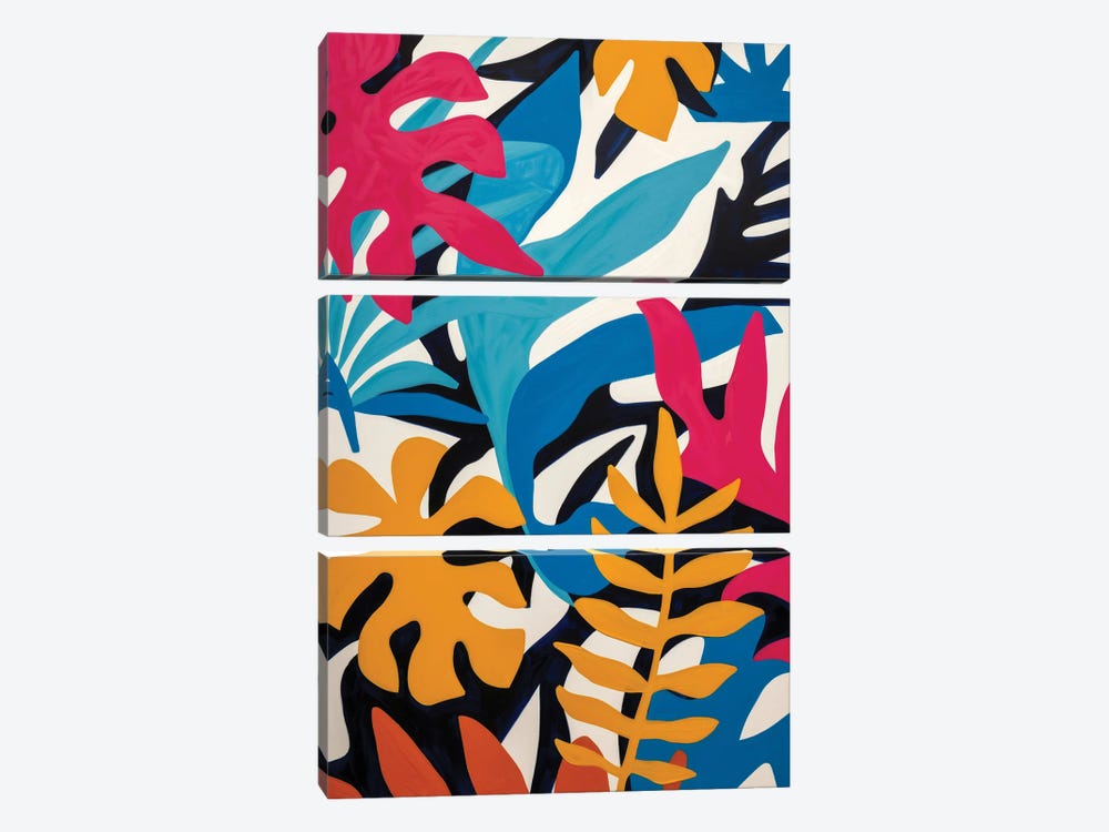 Tropical Abstraction by Nikki 3-piece Canvas Print