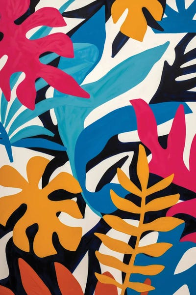 Dopamine Decor: Tropical Abstraction by Nikki