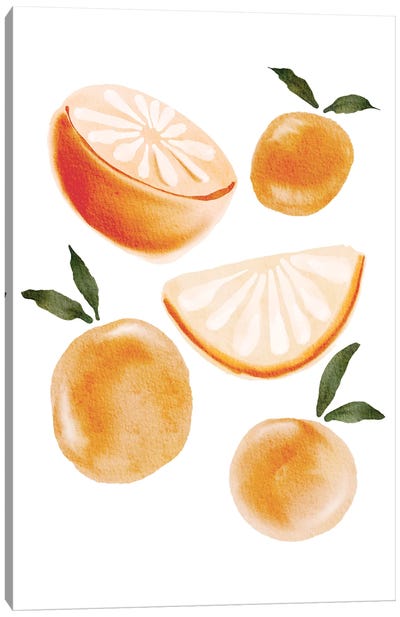 Oranges Canvas Art Print - Nikki