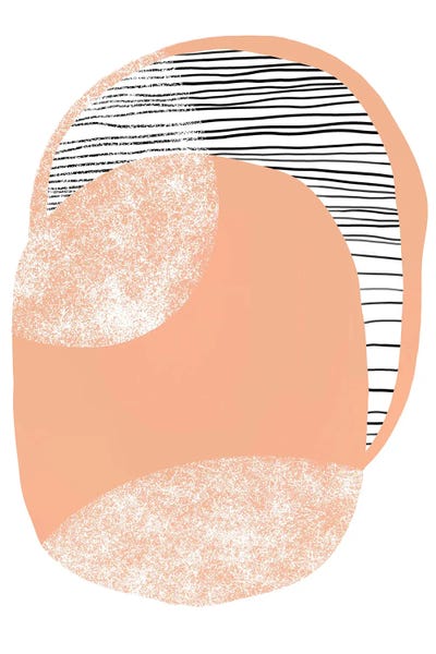 Minimalist Bohemian Decor: Pastel Abstract by Nikki