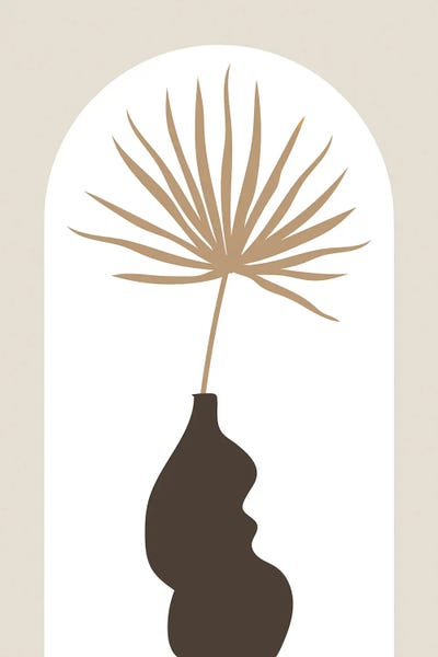 Minimalist Bohemian Decor: Tropical Plant by Nikki