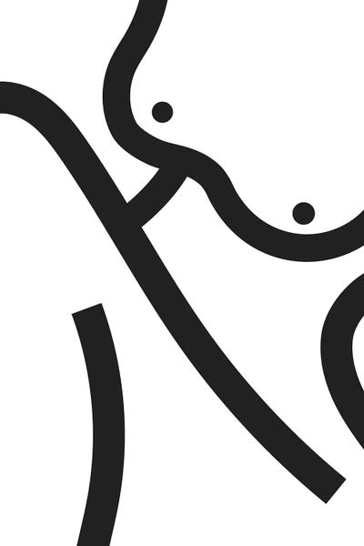 Minimal Woman Line by Nikki framed wall art