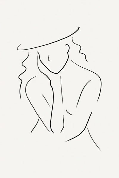 Lady Line by Nikki framed wall art