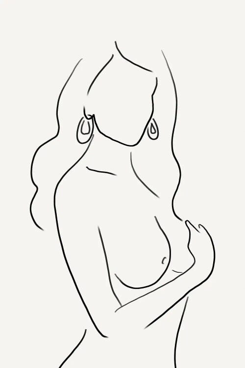 Woman Nude Line