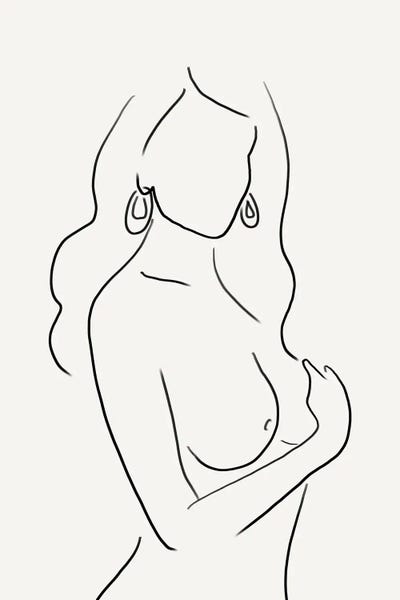 Woman Nude Line