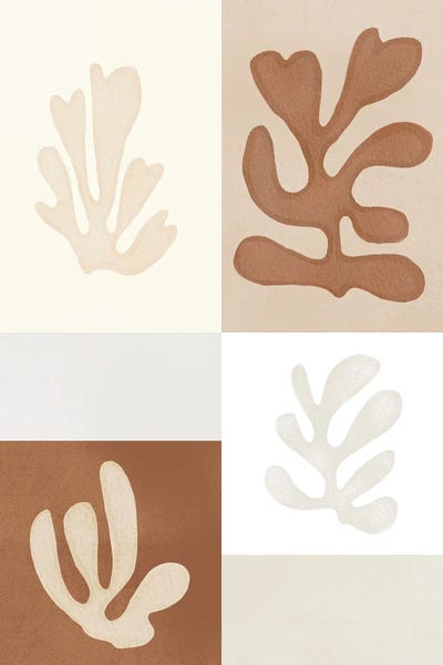 Minimalist Bohemian Decor: Beige Coral Reef by Nikki