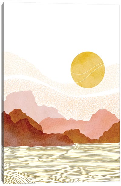 Sunset Islands Canvas Art Print - Nikki