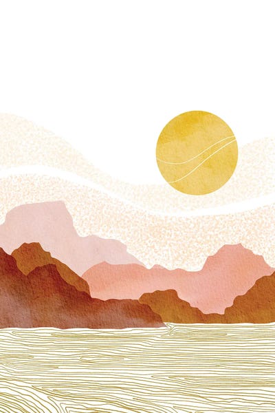 Minimalist Bohemian Decor: Sunset Islands by Nikki