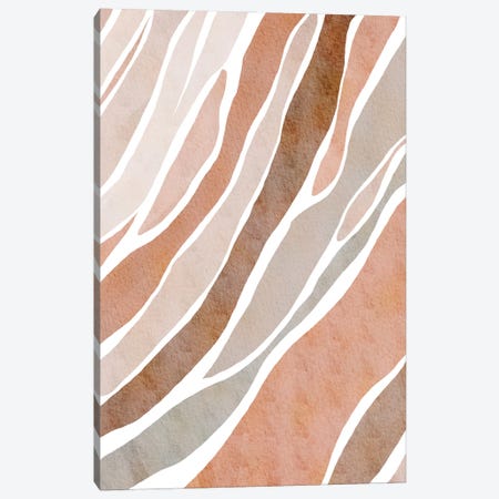 Pastel Camouflage Pattern Canvas Print #NKI85} by Nikki Art Print