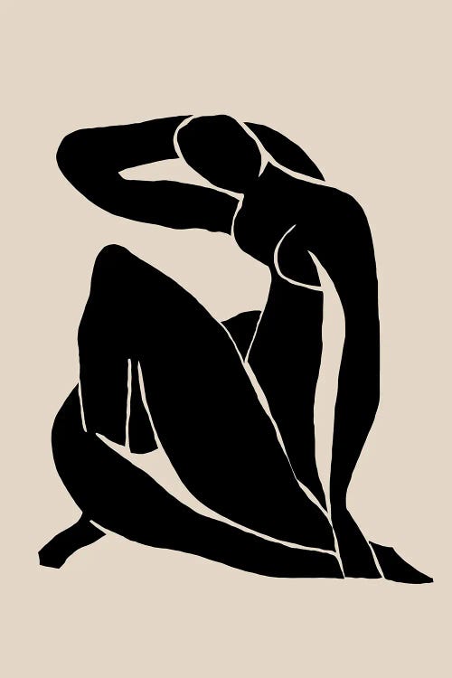 Black Woman Pose by Nikki wall art