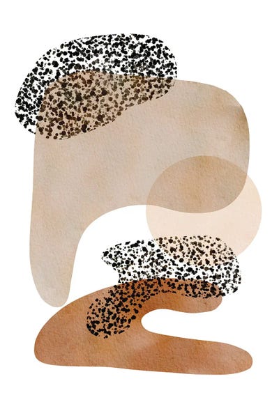 Black & Beige: Beige Black Mid Century by Nikki