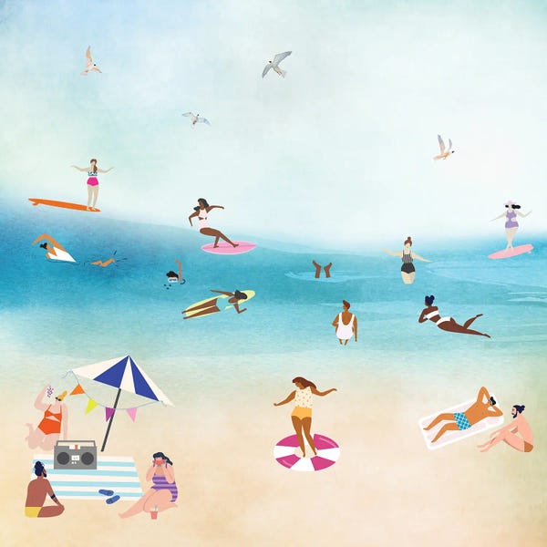 Nikki Chu: The Beach II by Nikki Chu