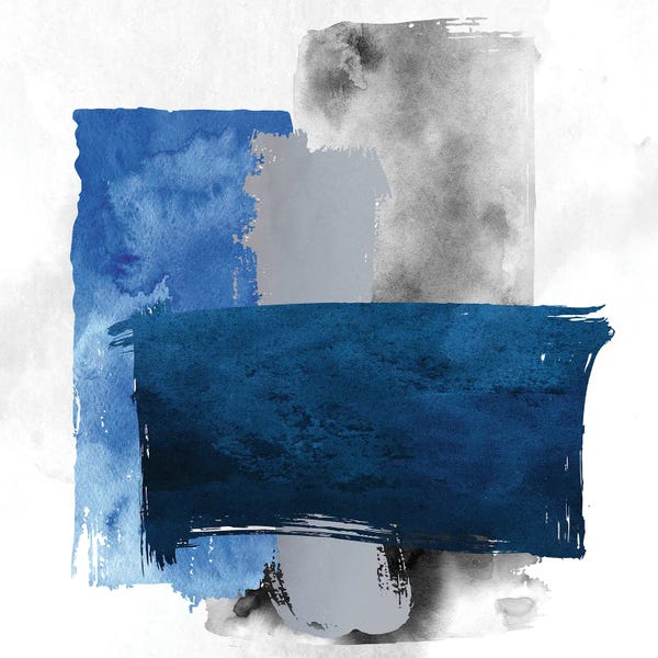 Abstract Shapes & Patterns: Abstract Watercolor Block I by Nikki Chu