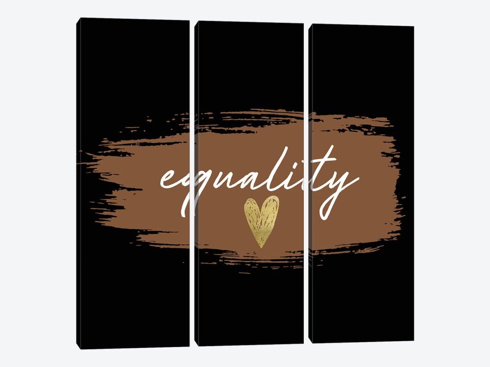 Equality VII by Nikki Chu 3-piece Canvas Artwork