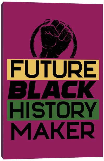 Future Black History II Canvas Art Print - Nikki Chu