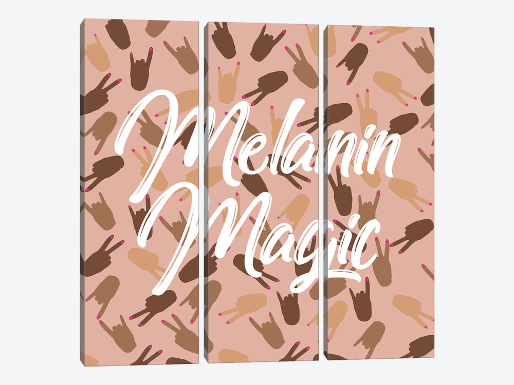 Melanin Magic by Nikki Chu 3-piece Canvas Art Print