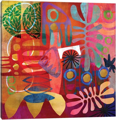 African Abstract Canvas Art Print - Nikki Chu