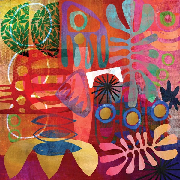 Office: African Abstract by Nikki Chu