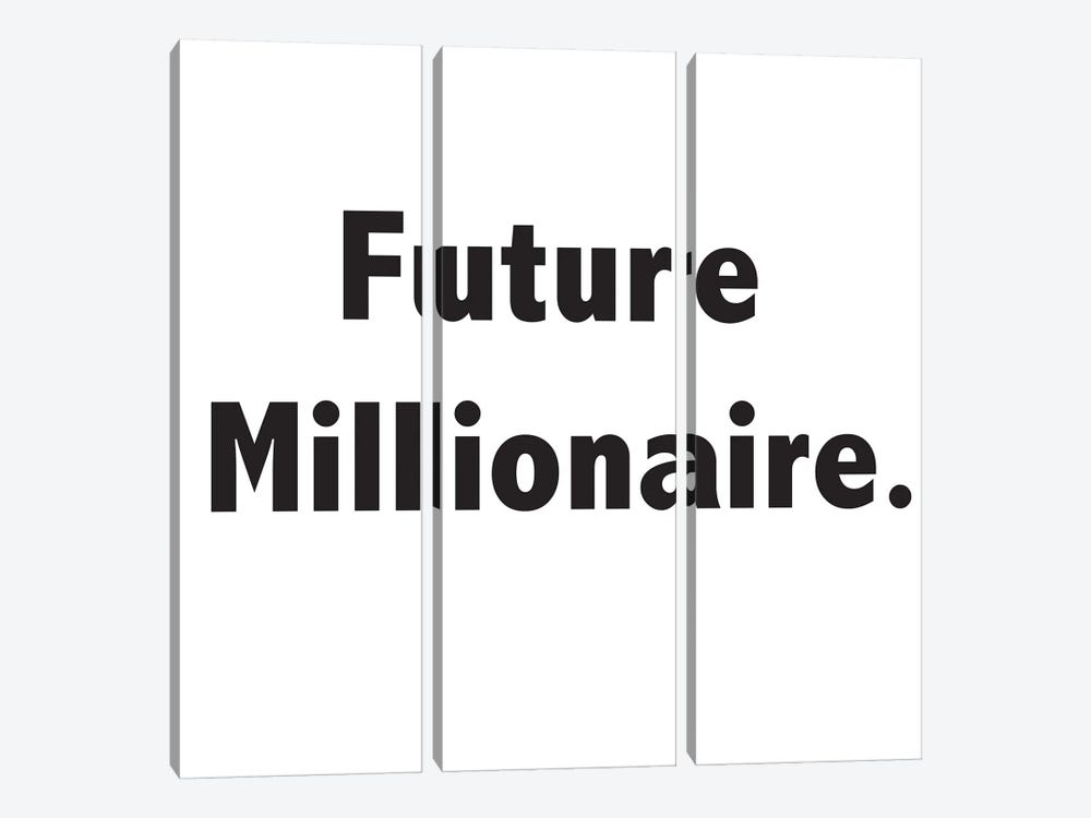 Future Millionaire by Nikki Chu 3-piece Art Print