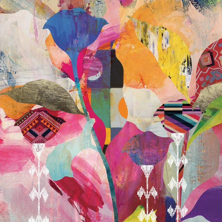 Leave Dem Alone Floral by Nikki Chu wall art