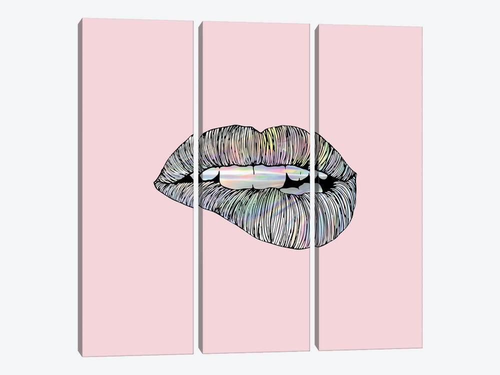 Lips by Nikki Chu 3-piece Canvas Artwork