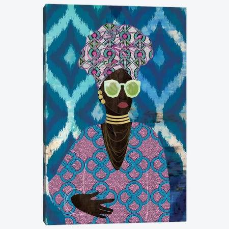 Modern Turban Queen I Canvas Print #NKK53} by Nikki Chu Canvas Print