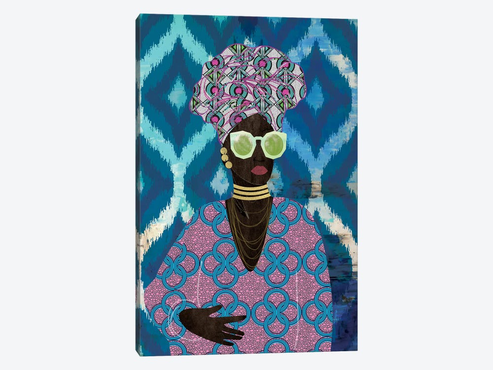 Modern Turban Queen I by Nikki Chu 1-piece Canvas Print