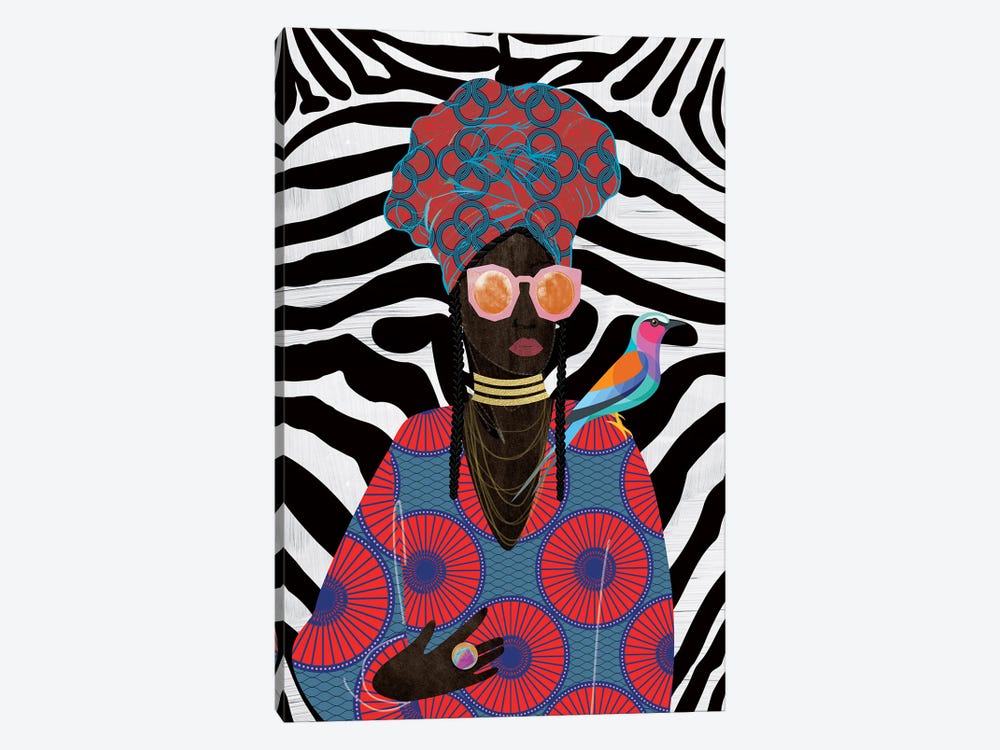 Modern Turban Queen II by Nikki Chu 1-piece Canvas Art