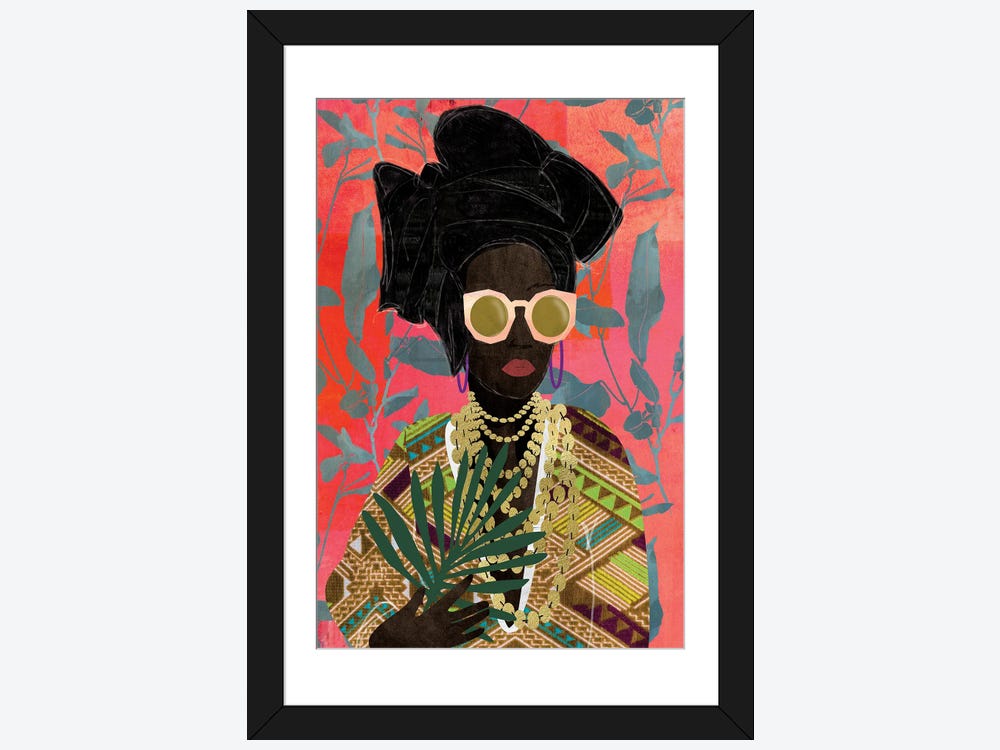 Modern Turban Woman I Art Print by Nikki Chu | iCanvas
