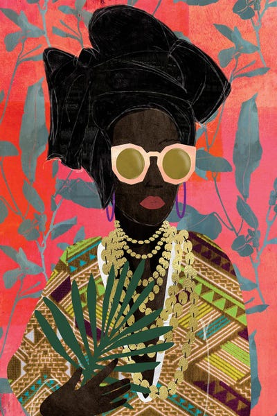 Abstract: Modern Turban Woman I by Nikki Chu