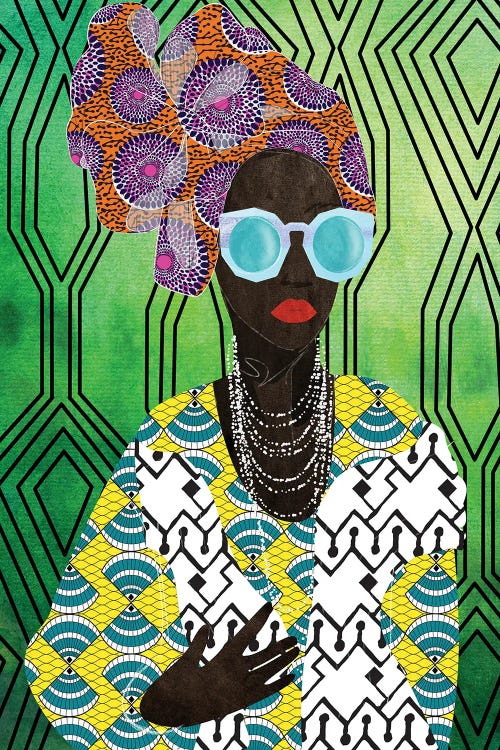 Modern Turban Woman IV by Nikki Chu wall art