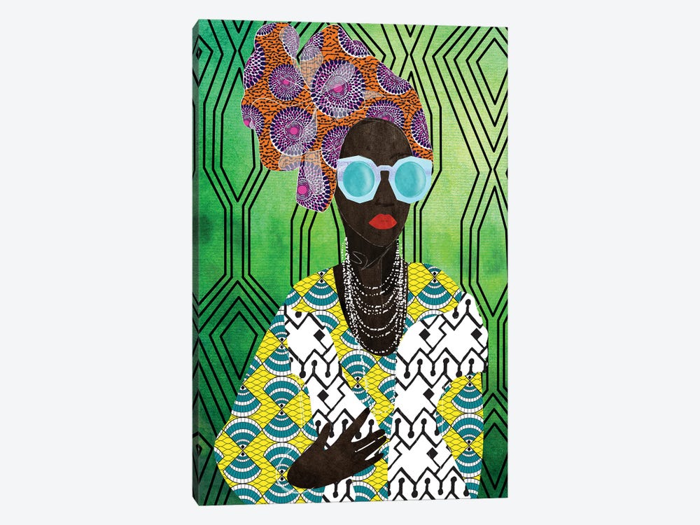 Modern Turban Woman IV by Nikki Chu 1-piece Art Print