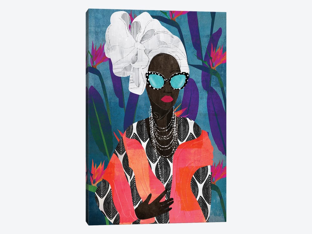 Modern Turban Woman V by Nikki Chu 1-piece Canvas Art