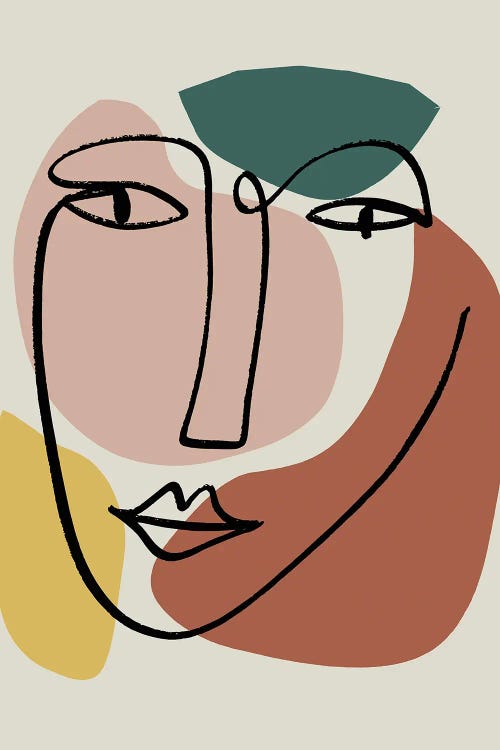 Newstalgia Face I by Nikki Chu wall art